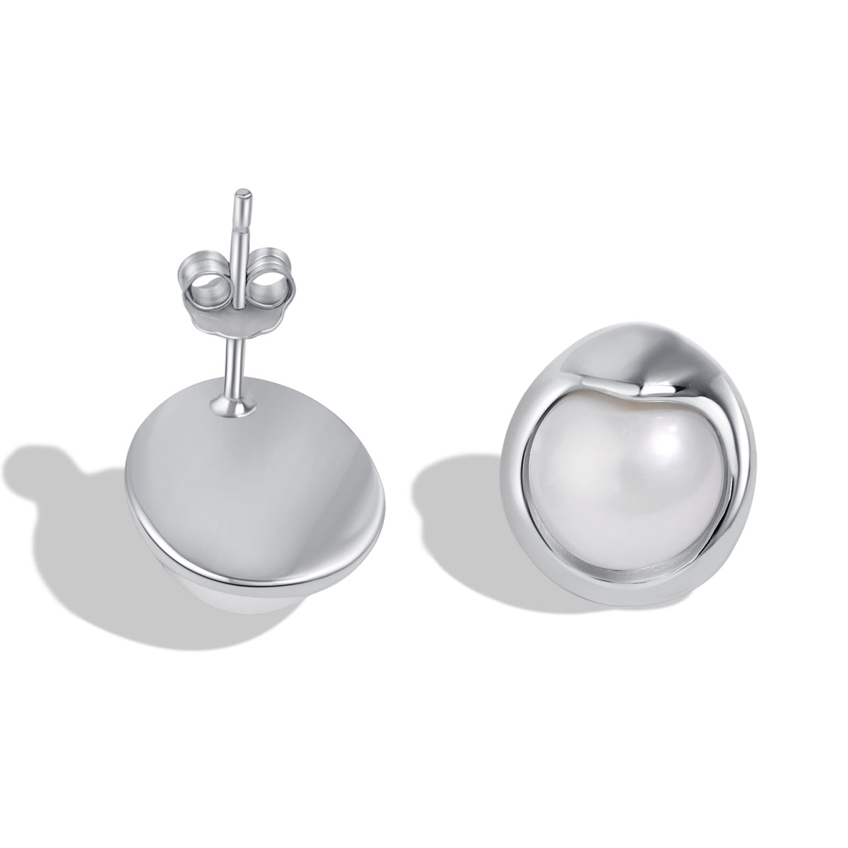 [Clara Jewels]Dainty Bread Pearl Earrings