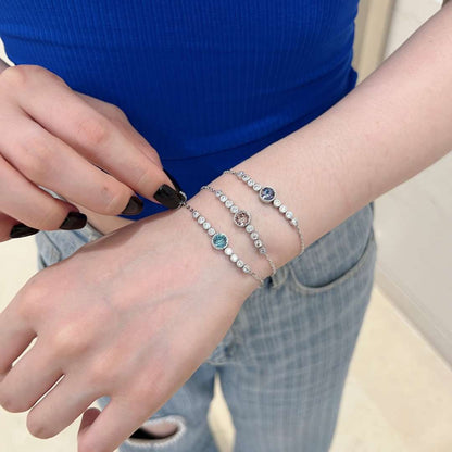 [Clara Jewels]Luxurious Heart Of The Ocean Bracelet