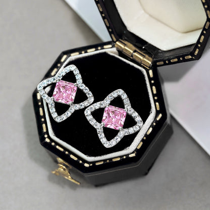 [Clara Jewels]Elegant Star Shape Princess Cut Daily Earrings