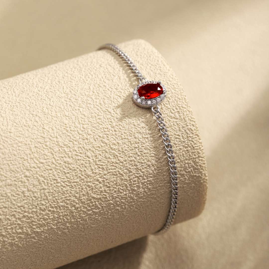 [Clara Jewels]Exquisite Oval Shape Bracelet