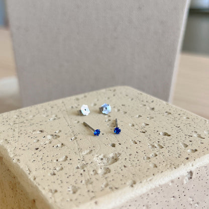 [Clara Jewels]Delicate Solitaire Earrings