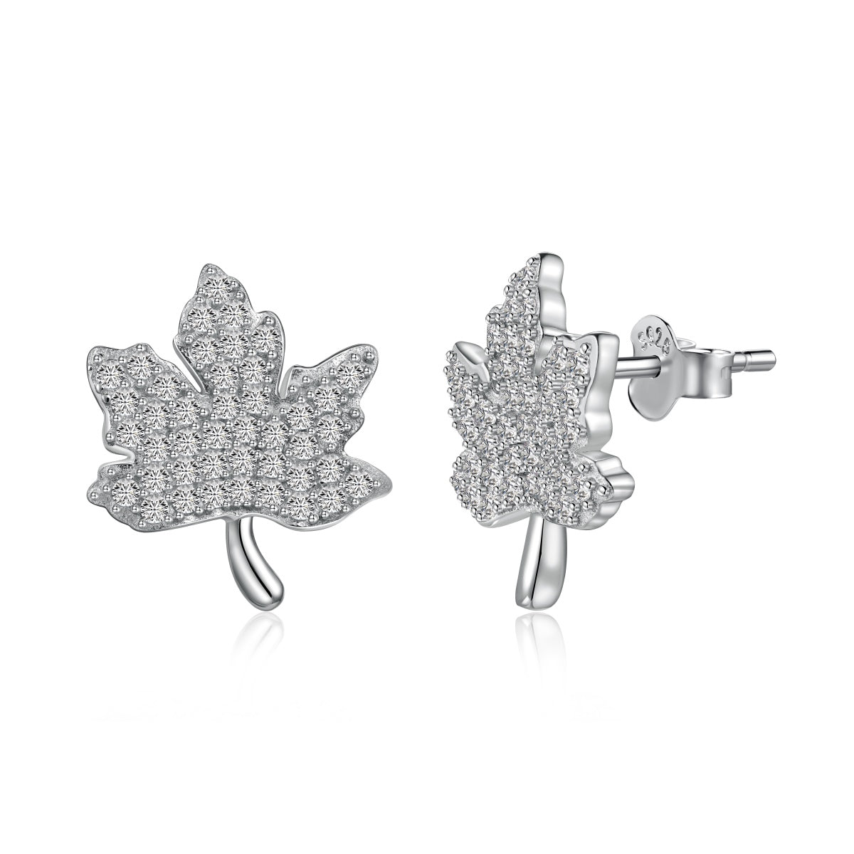 [Clara Jewels]Exquisite Maple Leaf Design Earrings