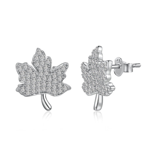 [Clara Jewels]Exquisite Maple Leaf Design Earrings