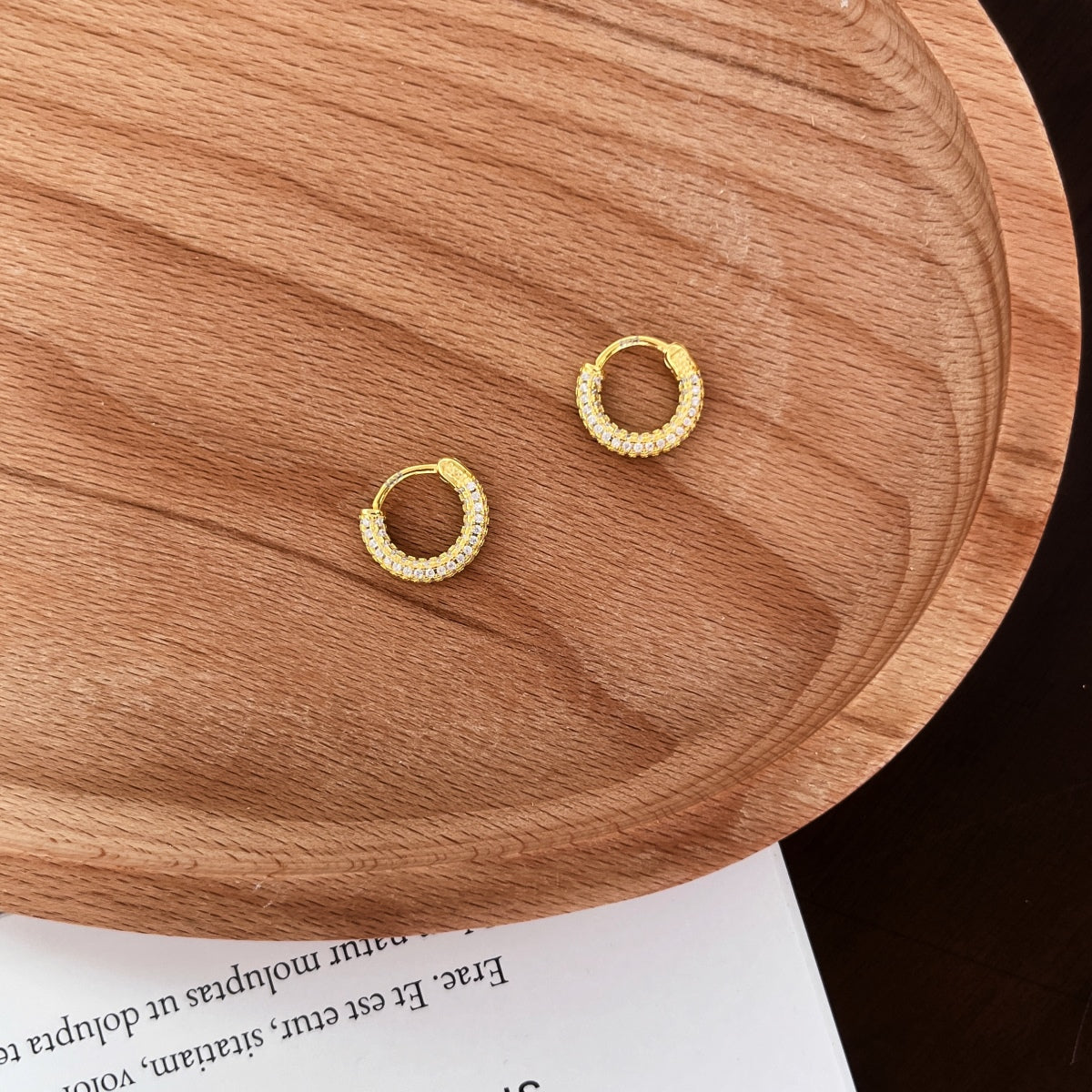 [Clara Jewels]Delicate Versatile Daily Earrings