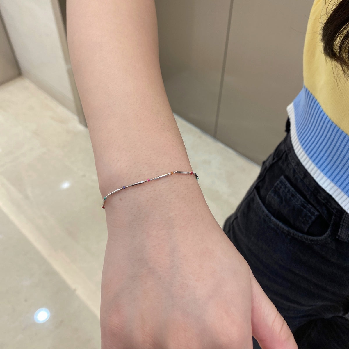 [Clara Jewels]Unique Colorful Daily Bracelet