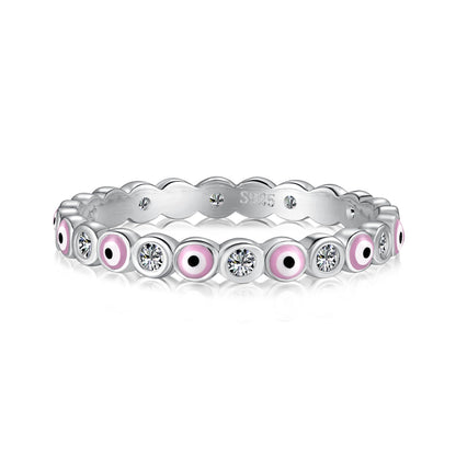 [Clara Jewels]Sparkling Vibrant Round Shape Daily Ring