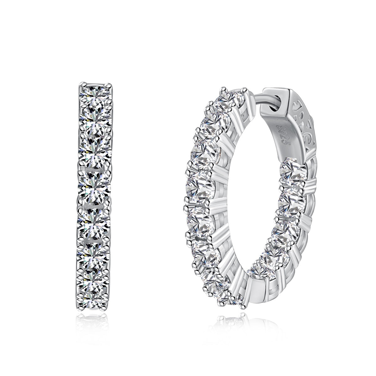 [Clara Jewels]Unique Round Cut Daily Earrings