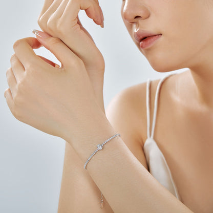 [Clara Jewels]0.75 Carat Exquisite Oval Cut Daily Bracelet
