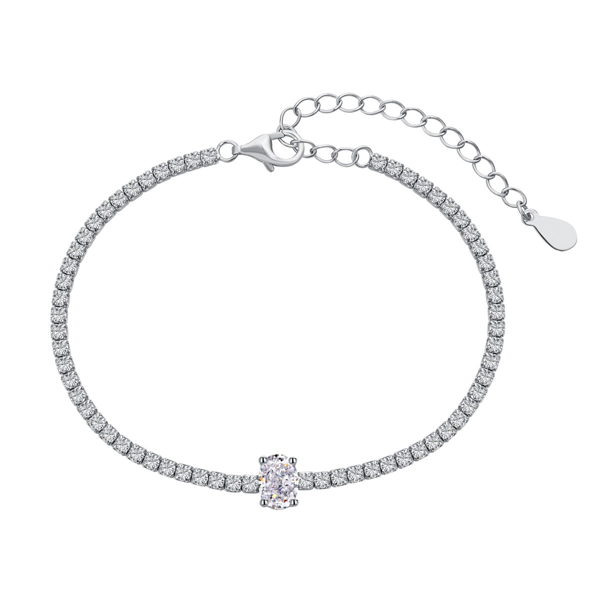 [Clara Jewels]0.75 Carat Exquisite Oval Cut Daily Bracelet
