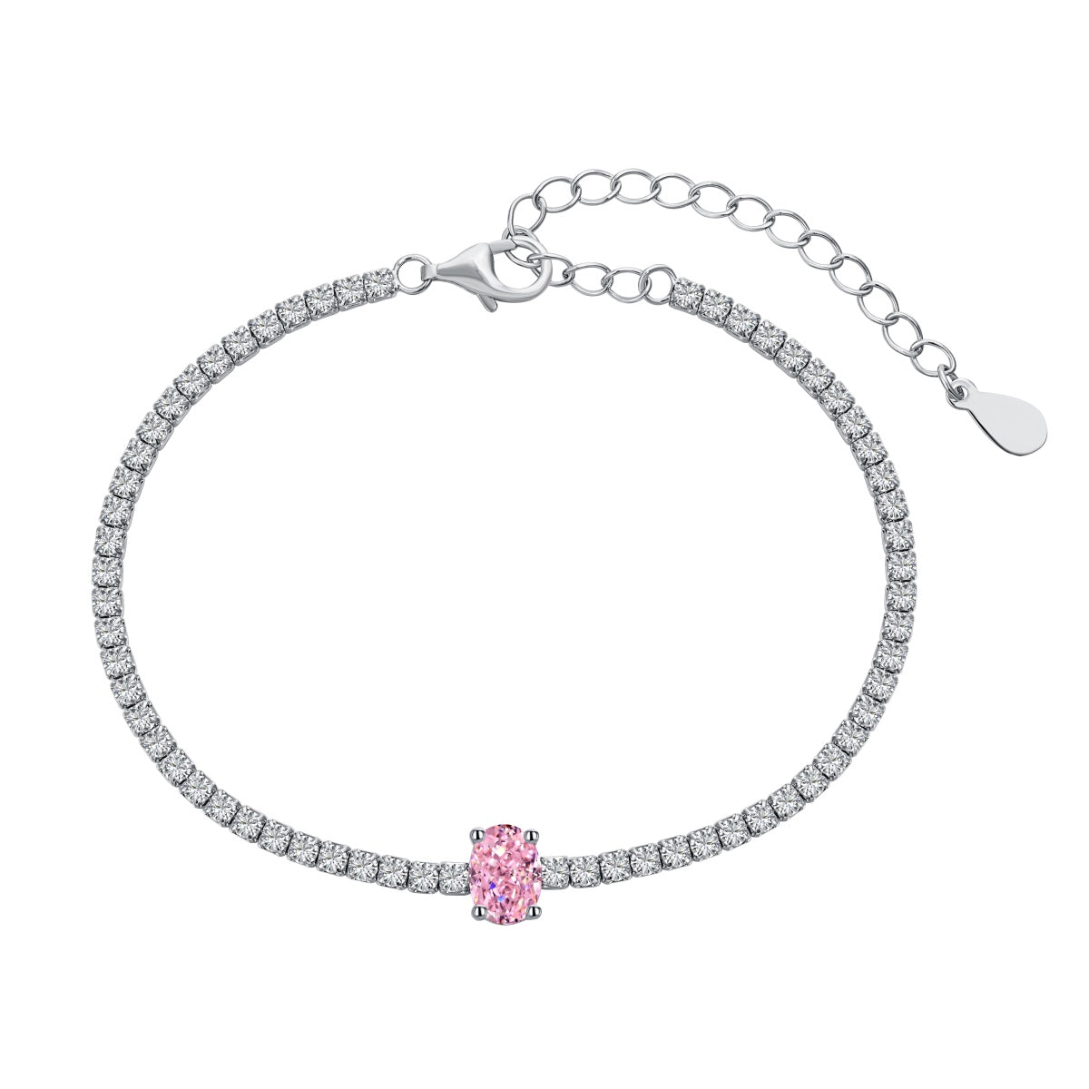 [Clara Jewels]0.75 Carat Exquisite Oval Cut Daily Bracelet