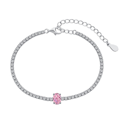 [Clara Jewels]0.75 Carat Exquisite Oval Cut Daily Bracelet