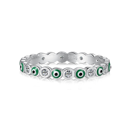 [Clara Jewels]Sparkling Vibrant Round Shape Daily Ring