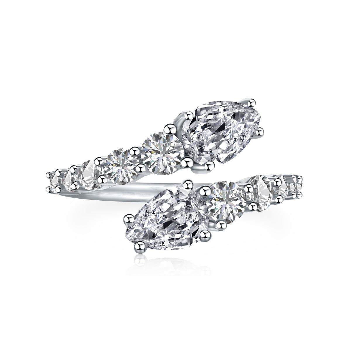 [Clara Jewels]Delicate Lively Snake Shape Daily Ring