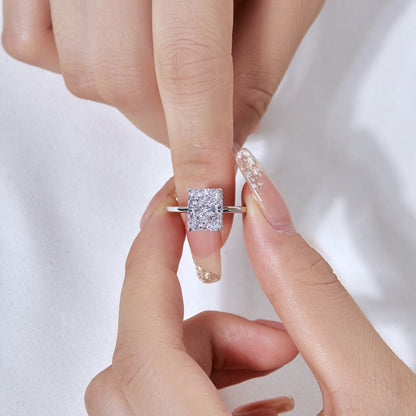 [Clara Jewels]4.0 Carat Ornate Enchanting Radiand Cut Banquet Ring
