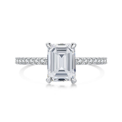 [Clara Jewels]2.0 Carat Scintillating Ornate Radiant Cut Party Ring