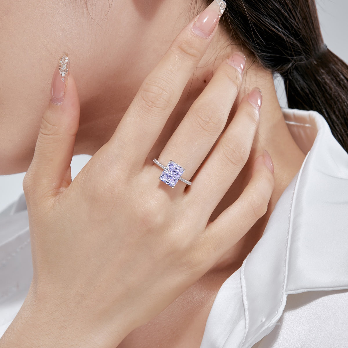 [Clara Jewels]4.0 Carat Luxurious Engagement Ring