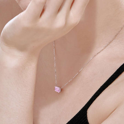 [Clara Jewels]Luxurious Square Shape Colorful Necalack