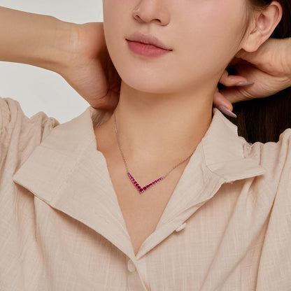 [Clara Jewels]Ornate Round Cut Necklace
