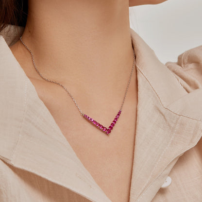 [Clara Jewels]Ornate Round Cut Necklace
