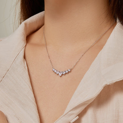 [Clara Jewels]Dainty Colorful Heart Necklace