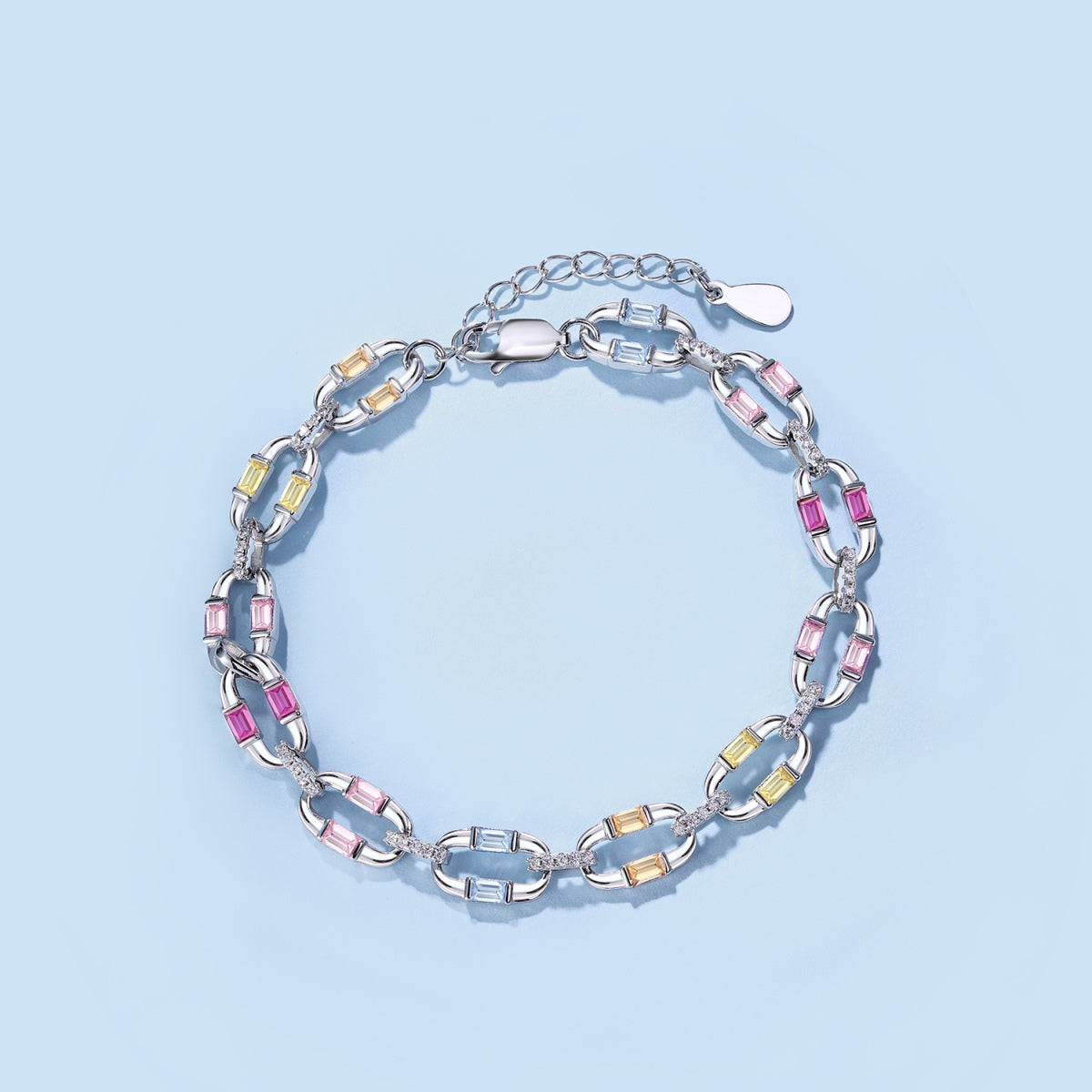 [Clara Jewels]Dazzling Colorful Daily Bracelet