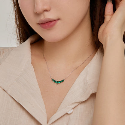 [Clara Jewels]Dainty Colorful Heart Necklace