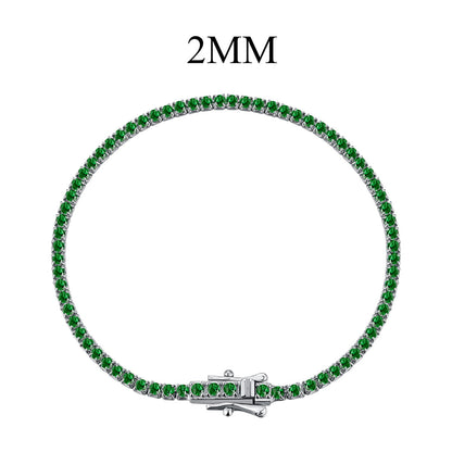 [Clara Jewels]Radiant Colorful Round Cut Party Bracelet