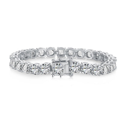 [Clara Jewels]0.75 Carat Dazzling Round Cut Wedding Bracelet