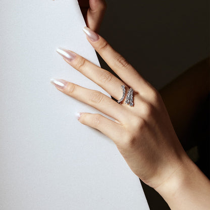 [Clara Jewels]Unique Vivid Snake Shape Daily Ring