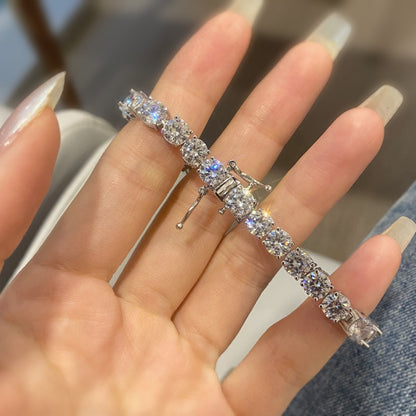 [Clara Jewels]0.75 Carat Dazzling Round Cut Wedding Bracelet