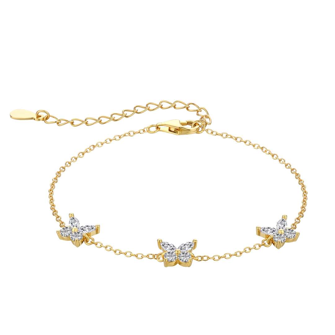 [Clara Jewels]Radiant Butterfly Shape Necklace