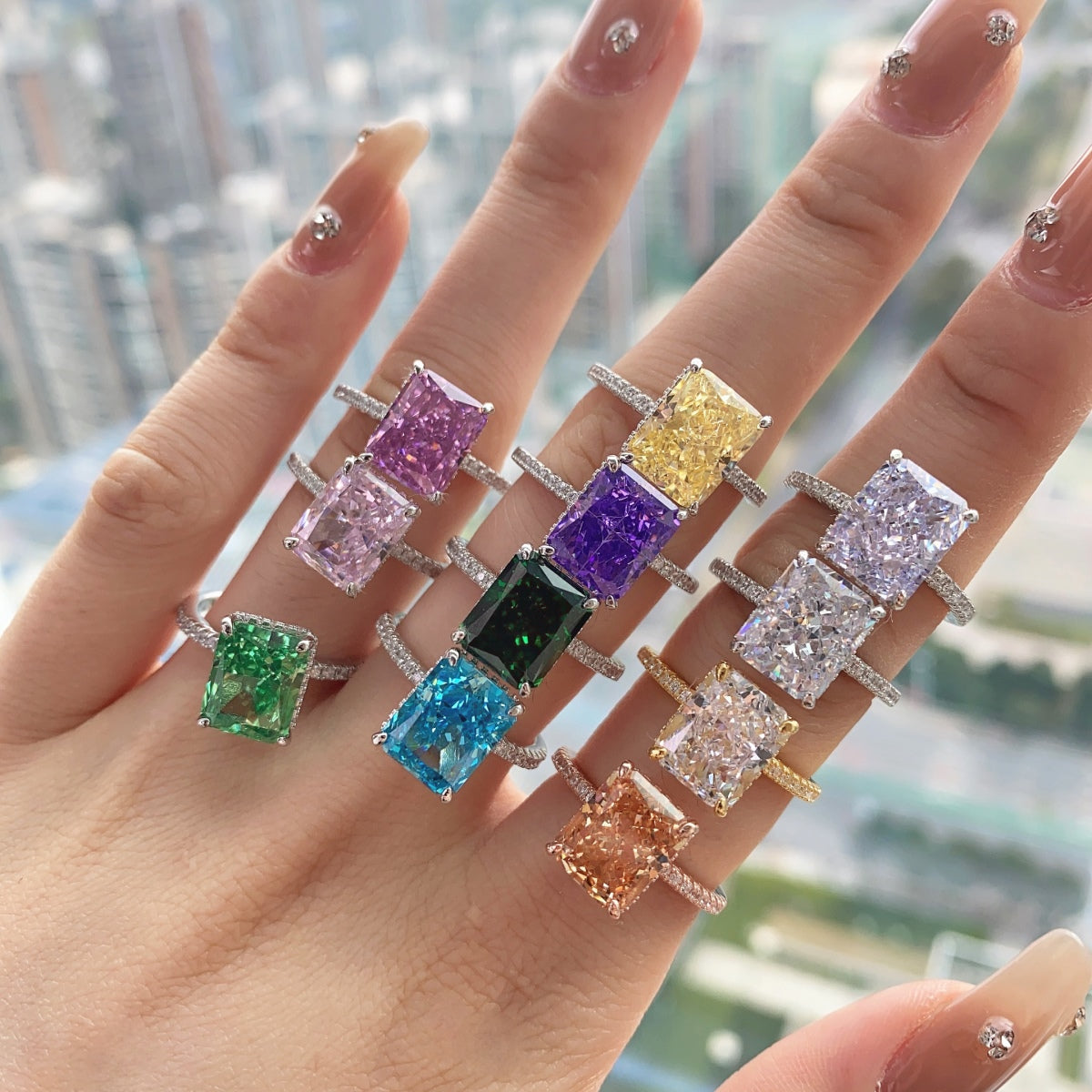 [Clara Jewels]4.0 Carat Luxurious Engagement Ring