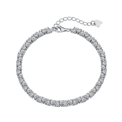 [Clara Jewels]Dazzling Romantic Heart Shape Lover Bracelet