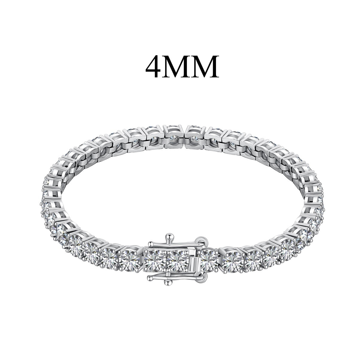 [Clara Jewels]Radiant Colorful Round Cut Party Bracelet