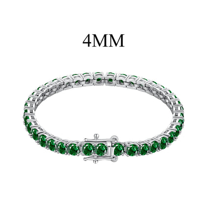 [Clara Jewels]Radiant Colorful Round Cut Party Bracelet