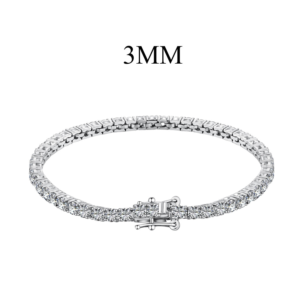 [Clara Jewels]Radiant Colorful Round Cut Party Bracelet
