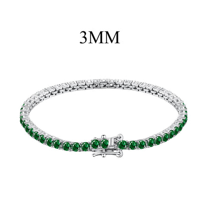 [Clara Jewels]Radiant Colorful Round Cut Party Bracelet