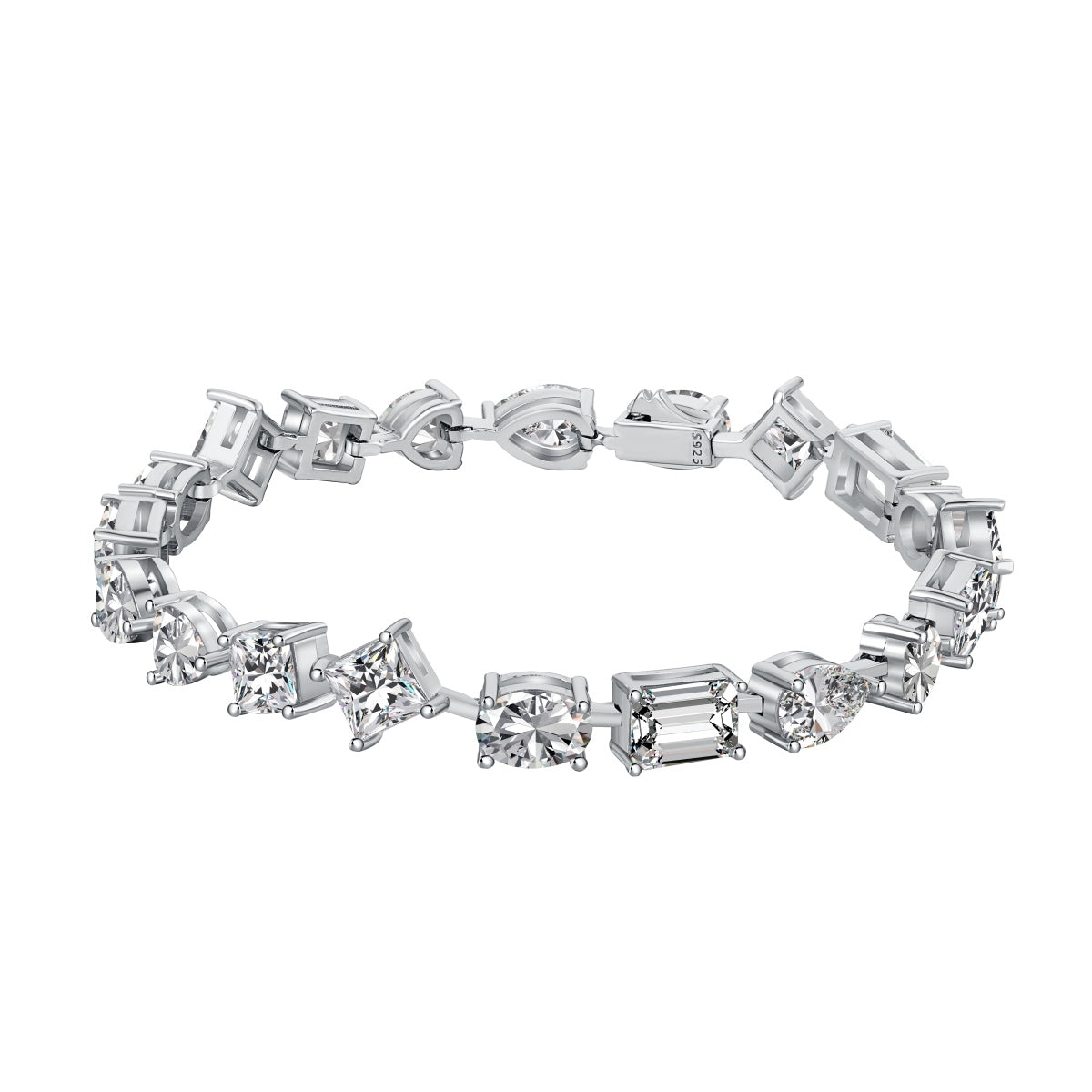 [Clara Jewels]Unique Exquisite Multi Cut Daily Bracelet