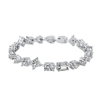[Clara Jewels]Unique Exquisite Multi Cut Daily Bracelet