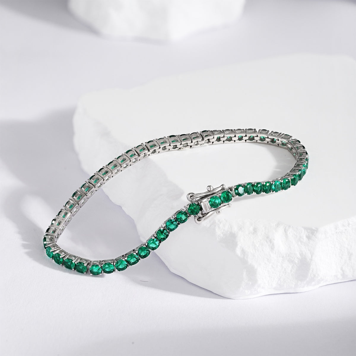[Clara Jewels]Radiant Colorful Round Cut Party Bracelet