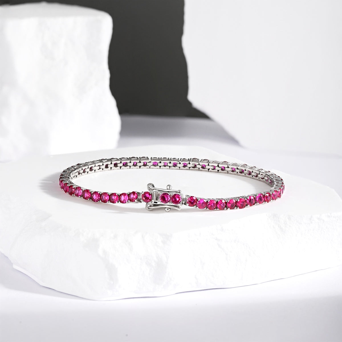 [Clara Jewels]Radiant Colorful Round Cut Party Bracelet