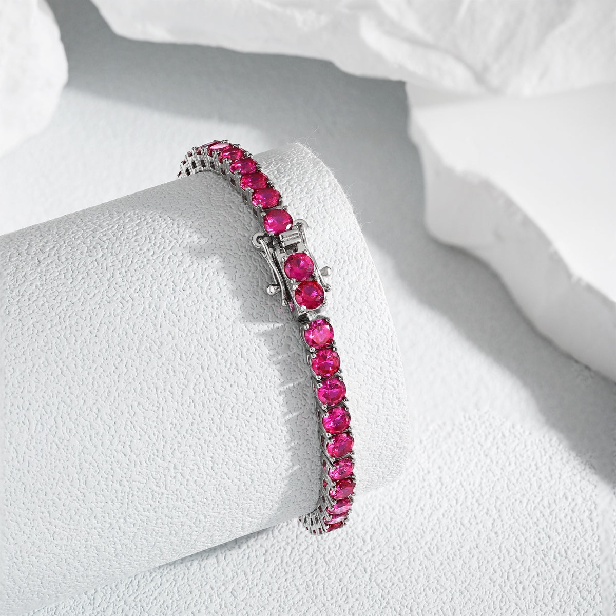 [Clara Jewels]Radiant Colorful Round Cut Party Bracelet