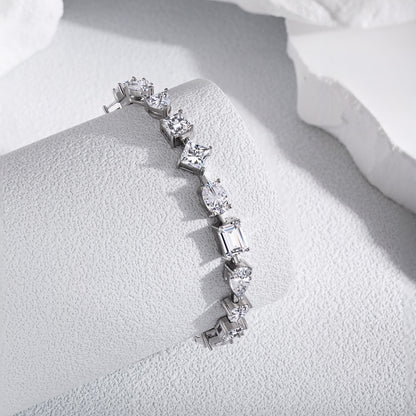 [Clara Jewels]Unique Exquisite Multi Cut Daily Bracelet