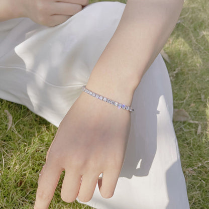 [Clara Jewels]Radiant Colorful Round Cut Party Bracelet