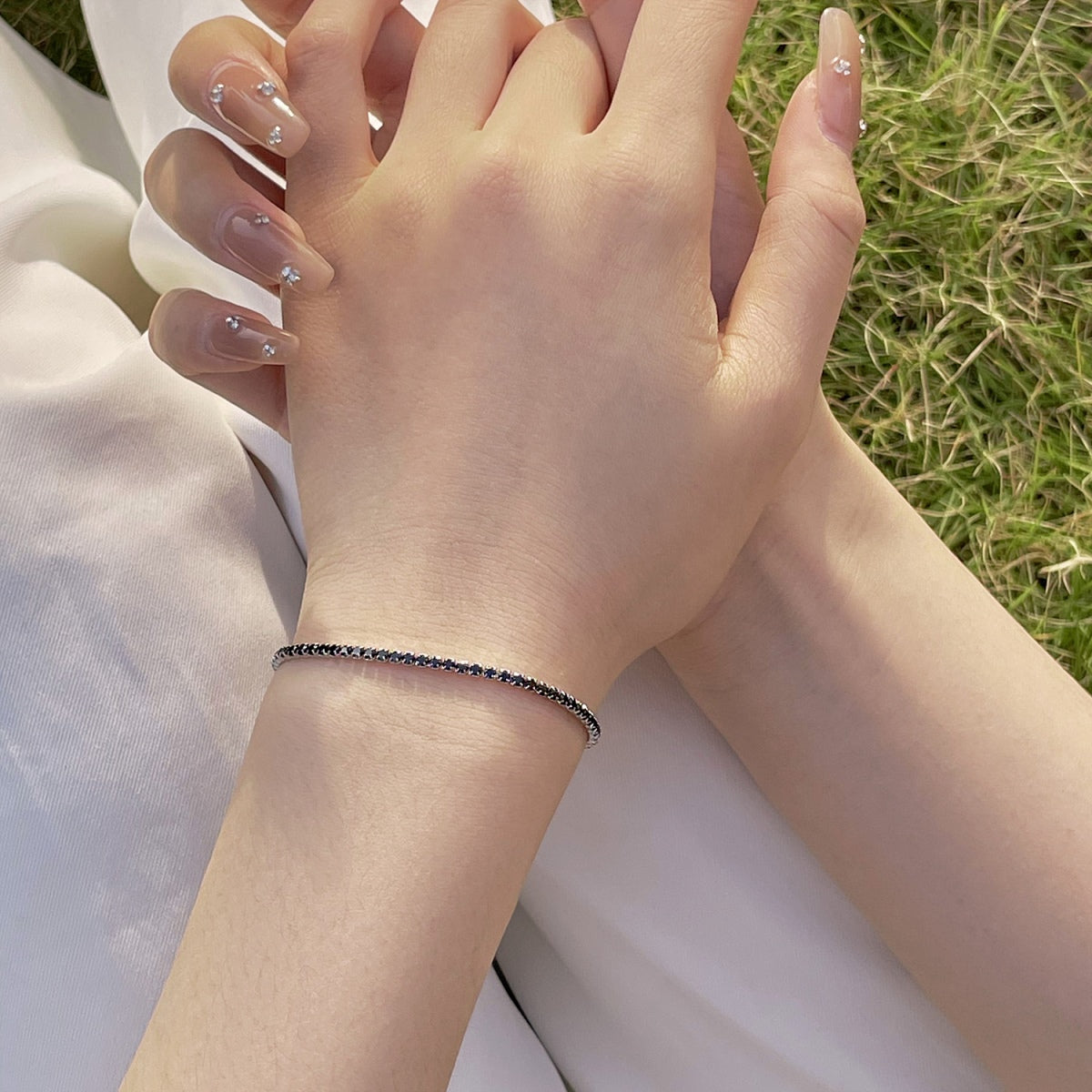 [Clara Jewels]Radiant Colorful Round Cut Party Bracelet