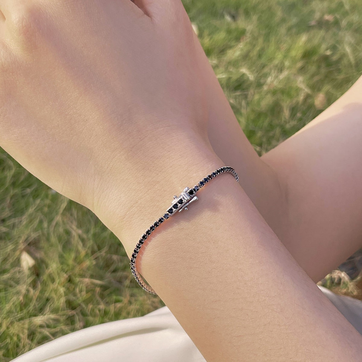 [Clara Jewels]Radiant Colorful Round Cut Party Bracelet