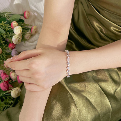 [Clara Jewels]Unique Exquisite Multi Cut Daily Bracelet