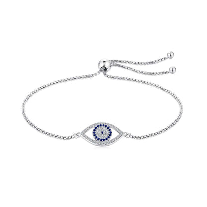 [Clara Jewels]Dazzling Eye Shape Necklace
