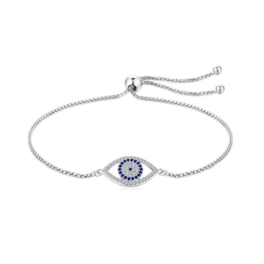 [Clara Jewels]Dazzling Eye Shape Necklace