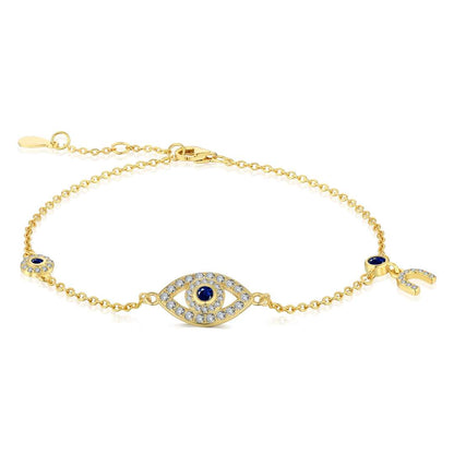 [Clara Jewels]Dainty Eye Shape Necklace